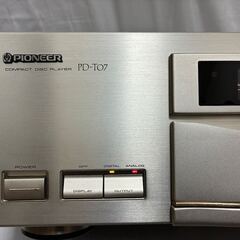 PIONEER パイオニア CDプレーヤー PD-T07の画像
