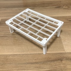 美品 DAISO ダイソー 積み重ね可能 食器棚 2個の画像