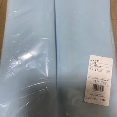 新品　ライトブルー 遮光1級 ドレープカーテン 幅125x丈190cm 1枚の画像