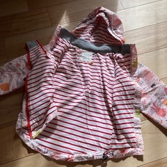 size130子ども服 パーカー　ブルゾンの画像