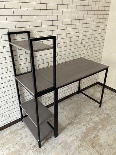 新品デスク　グレー