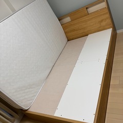 N sleep 収納付きベッドフレームの画像
