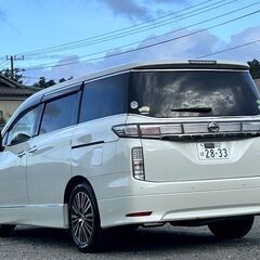 エルグランド美品★希少モデル★ 中期型【HWSプレミアム4WD】黒本革フルシート・自動車間制御クルコン・電動トランクドア・ドラレコ・フリップダウンM…の画像