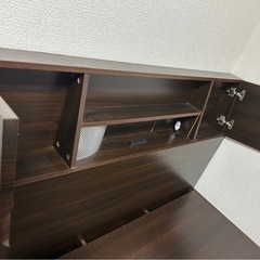 セミダブルサイズ ベッド【マットレス付き】の画像