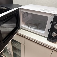【東日本 50Hz専用】アイリスオーヤマ 電子レンジ 17L ターンテーブル ホワイト IMB-T171-5の画像