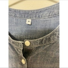 無印　長袖長丈羽織にもシャツワンピースにもの画像