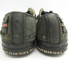 レザースニーカー ローカット ブランド シューズ メンズ 27㎝　DIESELの画像