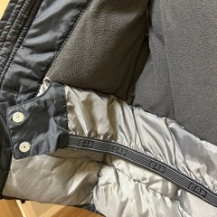 GAP ネイビー 中綿コート フード付き　5才の画像