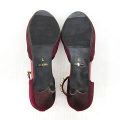 アクシーズファム パンプス リボン ストラップ ブランド シューズ 靴Lサイズの画像