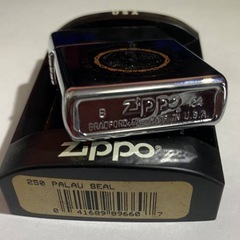 新品　PALAU パラオ Zippo ライター シルバー系 の画像