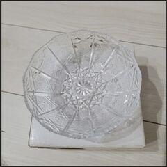 クリスタルガラス製 デザート皿4枚セットの画像