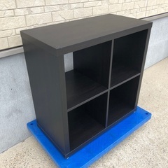 IKEA イケア KALLAX カラックス シェルフユニット, ブラックブラウンの画像