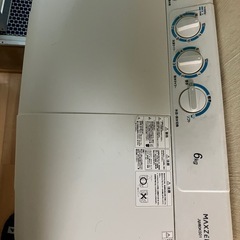決まりました！至急！無料　二層式洗濯機の画像