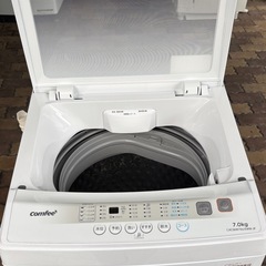 洗濯機7kg(Comfee 2023年製)
の画像