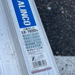アルインコ製の2連ハシゴ　10mの画像