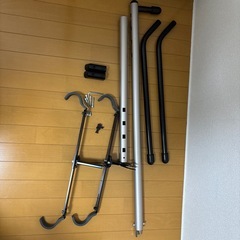ミノウラ(MINOURA) 自転車 ディスプレイスタンド グラビティスタンド2 壁もたれ式上下2段型 収納・展示スタンドの画像