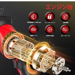 【一回だけ使用】電動ノコギリ 充電式 レシプロソー 2個バッテリー付き & 8枚の高炭素鋼のノコギリ刃 軽量 小型 枝切り 竹を切る 庭木の剪定 粗大ごみ切断 木材切断 金属切断 家庭用 日本語取扱説明書付の画像