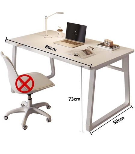 【新品】北欧 U型 デスク パソコンデスク 幅80/100cm×奥行50cm 組立簡単 シンプルワークデスク オフィスチェア 椅子 デスクチェア 疲れない人間工学 跳ね上げ式アームレスト PC作業台