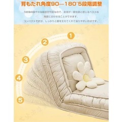 折り畳み式ソファベッドの画像