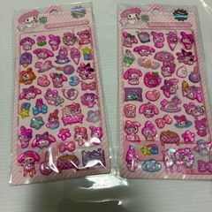 キティなどのドロップシールの画像