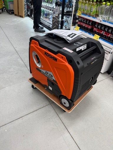 工進 GV-29i インバーター発電機 2.9KVA 防音