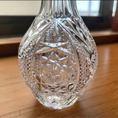 KAMEI GLASS  クリスタル　
フラワーベース　花瓶の画像