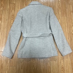 LA RIVA BIANCA ラリアビアンカ　ベージュ　ウールコート ベルト付き　M アウター　羽織り　の画像