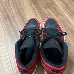 NIKE AIR JORDAN 1 Low(Red&Black)　27.5cmの画像