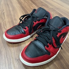 NIKE AIR JORDAN 1 Low(Red&Black)　27.5cmの画像