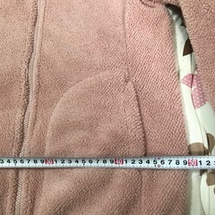 ユニクロ UNIQLO ピンクフリースジャケット Lサイズの画像