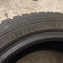 軽自動車にスタッドレスタイヤ155/65/R14の画像