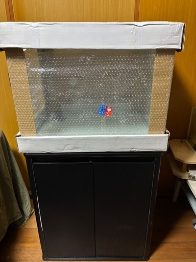 ＊取引き中＊新品未使用・ガラス水槽オーバーフロー透明３重管セット