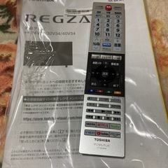 TOSHIBA REGZA 32V型 32V34 2024年製の画像
