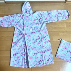 レインコート140cm  セットで¥0 無料の画像