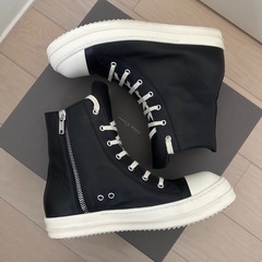 Rick Owens SNEAKERS リックオウエンス スニーカーズ RU01E5890 911 BLACK/MILKの画像