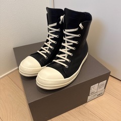 Rick Owens SNEAKERS リックオウエンス スニーカーズ RU01E5890 911 BLACK/MILKの画像