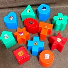 ジョイパレット JOYPALETTE アンパンマン 育脳まるまるパズル ブロックの画像