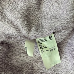 ユニクロ　フリース　薄紫　90の画像