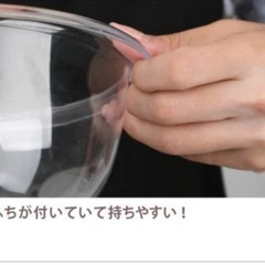 マイスター プラスティックボウル Lサイズ 直径19.5cm クリアの画像