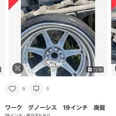 19インチ　ワークグノーシス　　4本　の画像