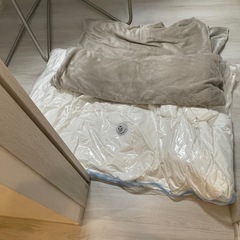 ダブル　毛布　羽毛布団　掛け布団　にとりニトリの画像