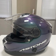 ASTONE GT-1000F IRIDIUM カーボンヘルメット 超軽量　サイズXL の画像