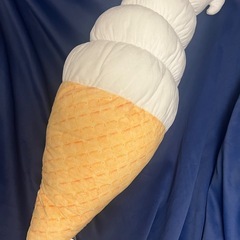 あの牧場のソフトクリーム　ウルトラBIGぬいぐるみ　バニラ　アイス　新品未使用の画像