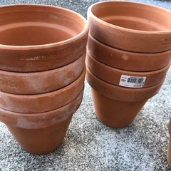 植木鉢　23個　小さめ　まとめ売りの画像