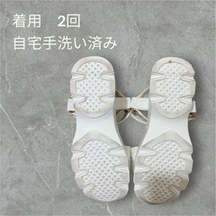 【美品】RANDAスパンコールスポーツサンダルの画像