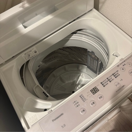 【お譲り先決定】2024年製 洗濯機（5kg Panasonic）約1年の短期使用！