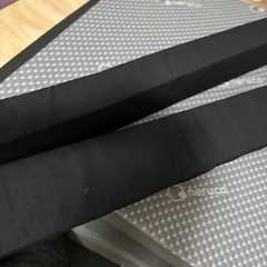 断捨離2つ折りマットレス厚み8センチ幅100センチ長さ195センチ車中泊などに！オマケ隙間クッション付き
の画像