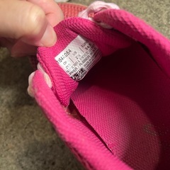 アシックス　21.5cm ピンクの画像