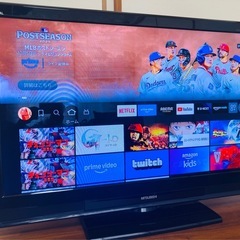 【お取引中】三菱REAL40型 Fire TV Stick付きの画像