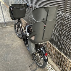 美品！Bikke 子供2人乗せ 電動自転車 の画像